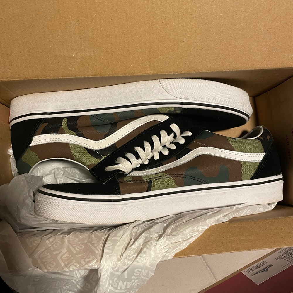 Slightly worn vans